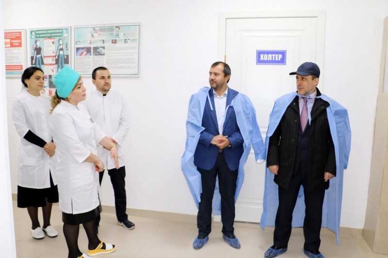 Главный корпус Кайтагской центральной районной больницы торжественно открыли после капитального ремонта