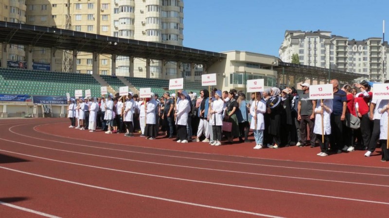 Спартакиада медицинских работников проходит в Дагестане