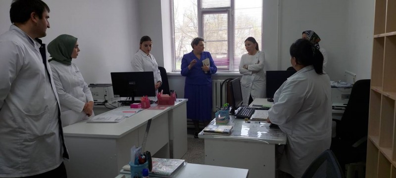 Министр здравоохранения РД Татьяна Беляева с рабочим визитом посетила Левашинскуб ЦРБ