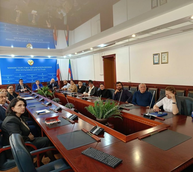 Министр здравоохранения РД Татьяна Беляева и аппарат Минздрава РД подключились к трансляции инаугурации Президента Российской Федерации В.В. Путина