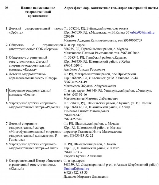 Приглашаем на работу педиатров и врачей общей практики в рекреационные зоны Дагестана