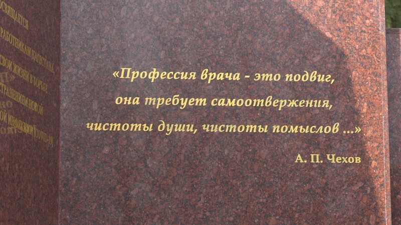 Врио министра возложила цветы к памятнику погибшим медикам - Файл 2