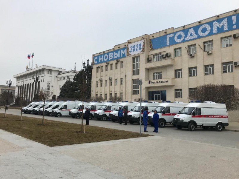 150  новых карет пополнили автопарк «скорой помощи» Дагестана