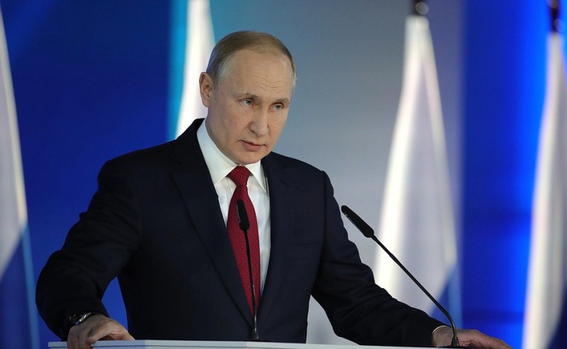 Президент России Владимир Путин огласил Послание Федеральному собранию страны