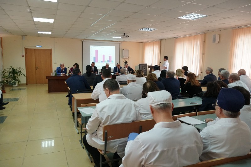 Итоги деятельности Республиканской клинической больницы -Центр специализированной экстренной медицинской помощи  подвели на коллегии Минздрава РД