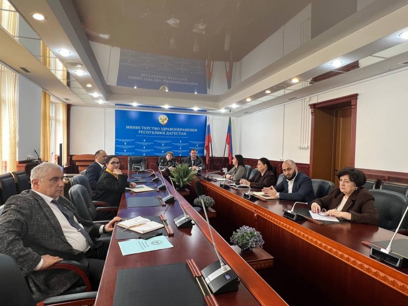 Минздрав Дагестана под руководством министра здравоохранения РД Татьяны Беляевой принял участие в еженедельном селекторном совещании с федеральным ведомством. - Файл 2