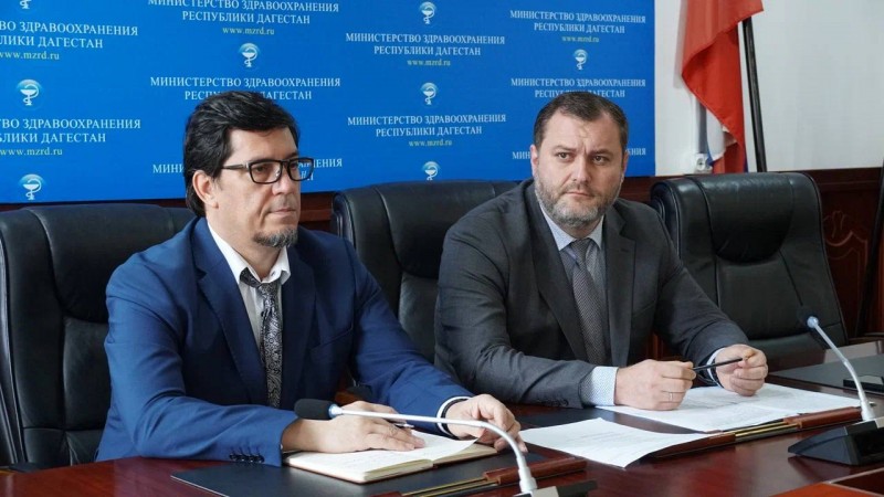 Врио министра здравоохранения РД Ярослав Глазов с аппаратом ведомства приняли участие в селекторном совещании Минздрава России с регионами - Файл 6