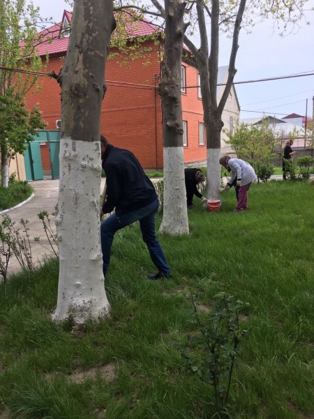 Коллектив Минздрава РД  и медицинские работники присоединились к весеннему субботнику - Файл 20