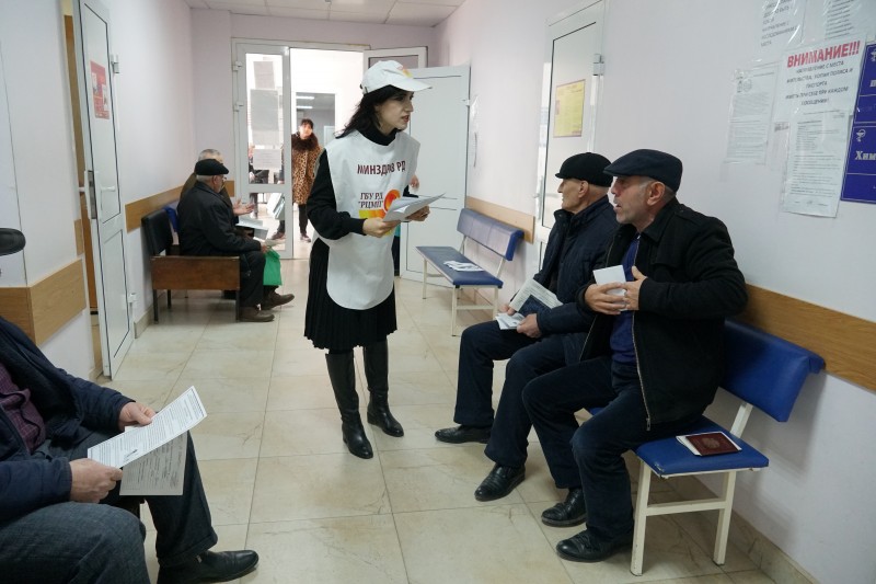 Более 50 мужчин проверили свое здоровье в рамках профилактической акции в онкологическом диспансере