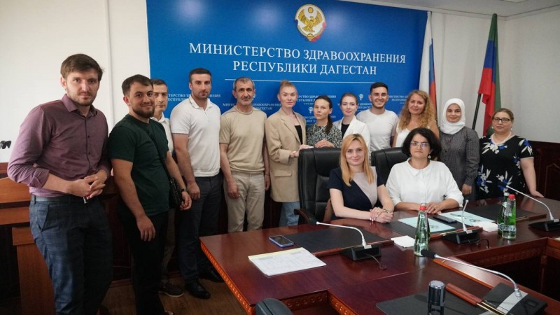 Сегодня подписали Соглашение между Министерством здравоохранения РД и Всероссийским движением «Волонтеры-медики»