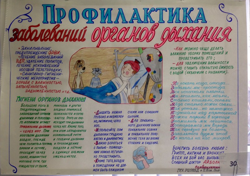Подведены итоги конкурса санбюллетеней и плакатов по профилактике заболеваний органов дыхания - Файл 2