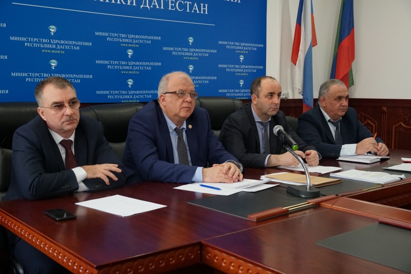 Министерство здравоохранения Дагестана приняло участие в видеоселекторном совещании с Минздравом РФ по вопросам снижения смертности населения