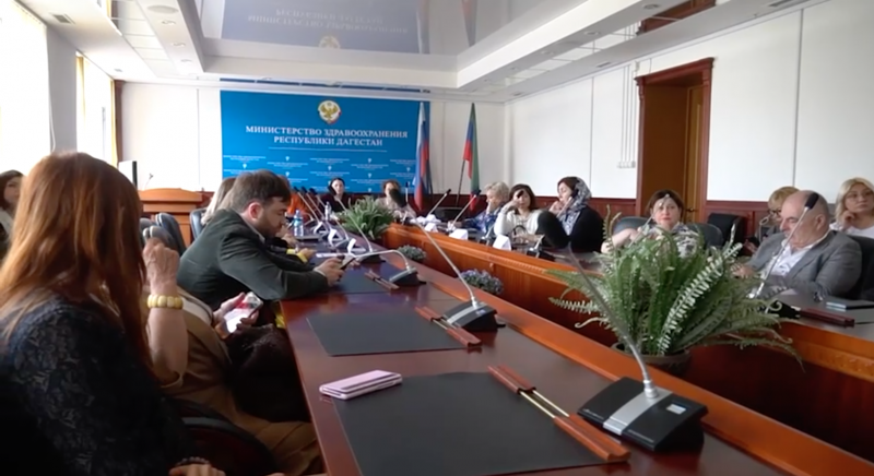 В Республике Дагестан  состоялось выездное заседание Координационного совета по донорству крови при Общественной палате РФ - Файл 1