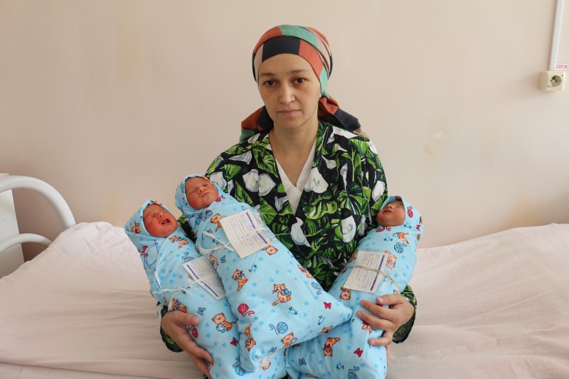 Первая в этом году тройня родилась в Дагестане - Файл 1