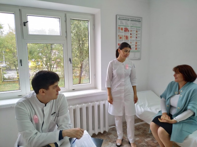 Более  полусотни жительниц Кизляра обследовались на рак молочной железы в рамках акции «Розовая лента» - Файл 4