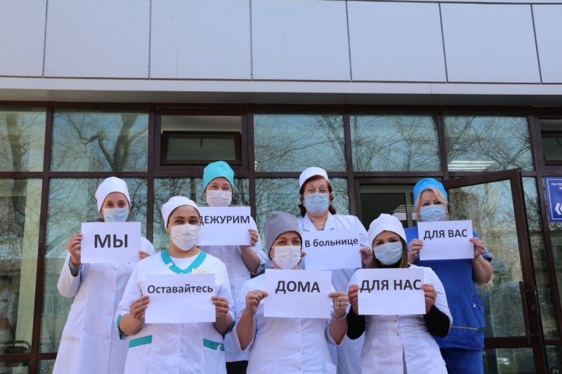 Дагестанские врачи присоединились к международному флешмобу против коронавируса - Файл 5