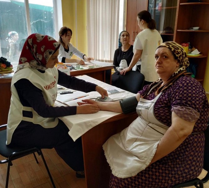 Более 200 человек приняли участие в акции ко Всемирному Дню сердца на рынке №2 Махачкалы - Файл 1