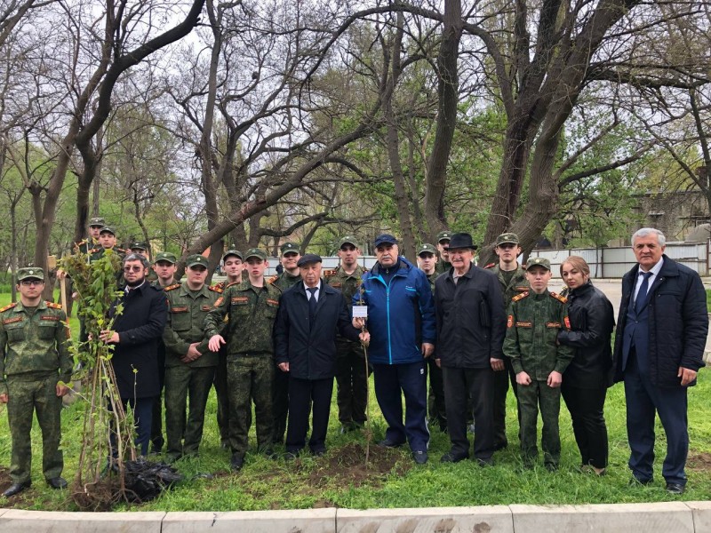 Общественный совет при Минздраве РД провел в Махачкале акцию - «деревья Победы» - Файл 4