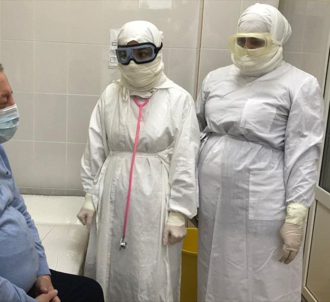 В Республиканском центре инфекционных болезней прошли учения по профилактике распространения коронавирусной инфекции - Файл 2