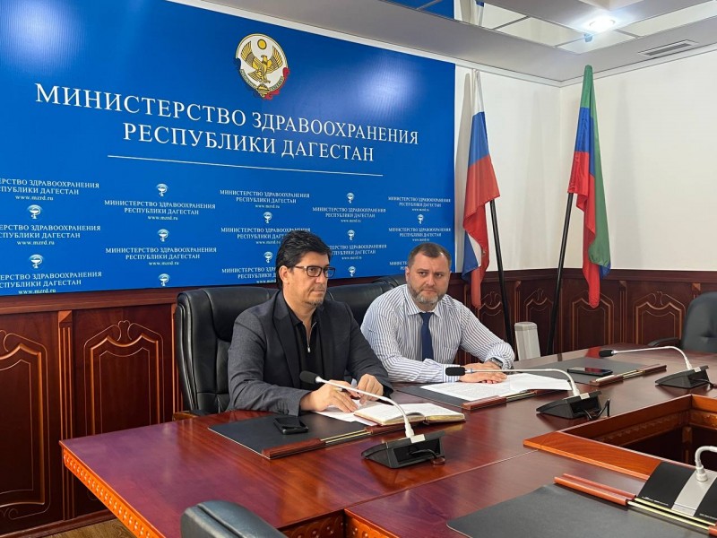 Врио министра здравоохранения РД Ярослав Глазов с аппаратом Минздрава РД принял участие в селекторном совещании Минздрава России с регионами под председательством министра здравоохранения РФ Михаила Мурашко