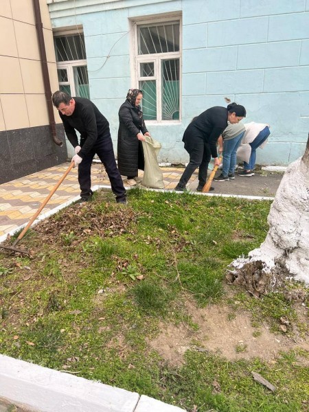 Сегодня в Министерстве здравоохранения и во всех подразделениях состоялся субботник - Файл 11