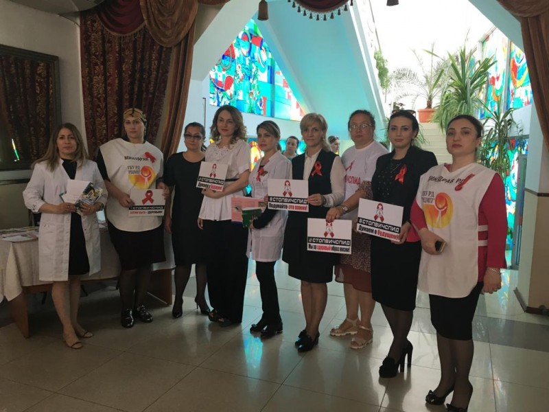 Акция  «Узнай свой ВИЧ-статус» прошла в столичном ЗАГСе