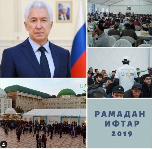 На несколько дней Владимир Васильев возьмет на себя расходы по организации шатра Рамадан