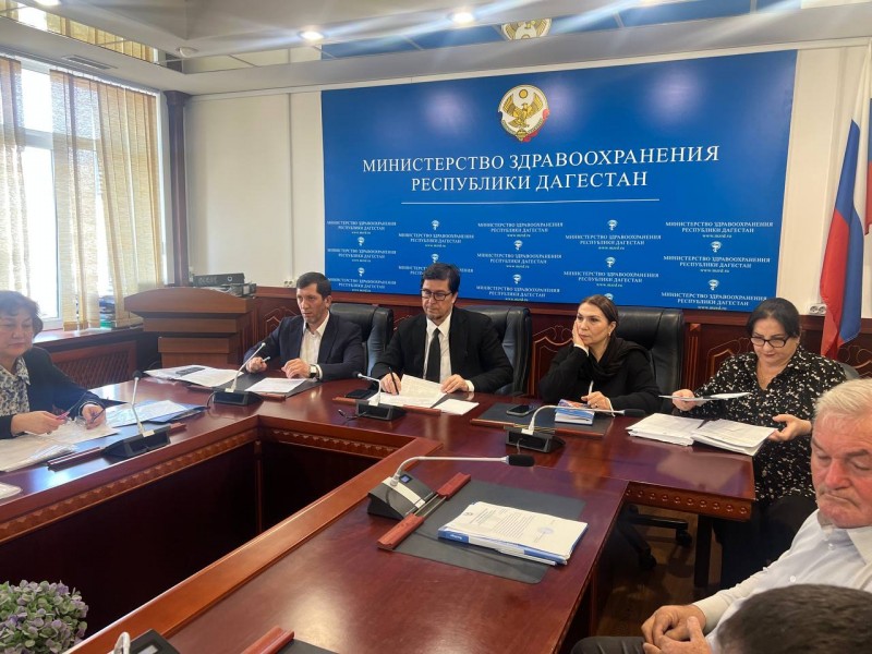 В Минздраве Дагестана состоялось заседание Инфекционного штаба с участием представителей Роспотребнадзора по РД и медицинских организаций республики - Файл 3