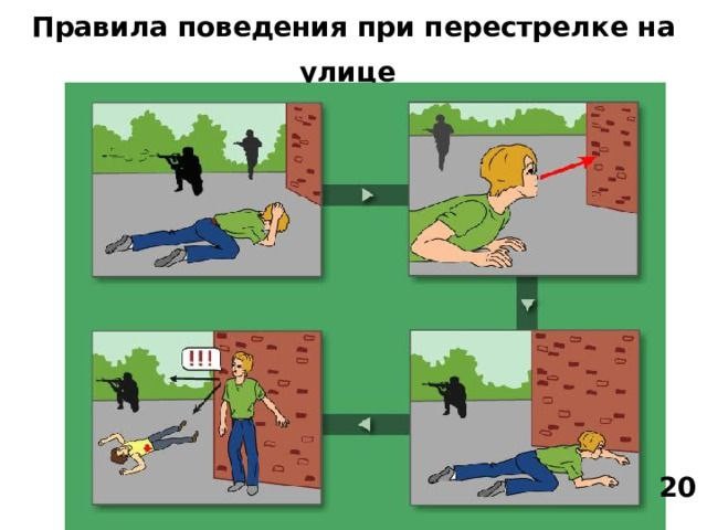 Как действовать во время стрельбы в общественном месте