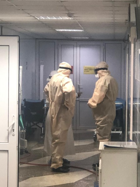 Министр Джамалудин Гаджиибрагимов побывал в реанимации Республиканской клинической больницы - Файл 1