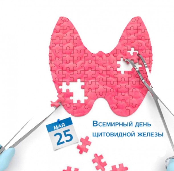 25 мая отмечался Всемирный день щитовидной железы.